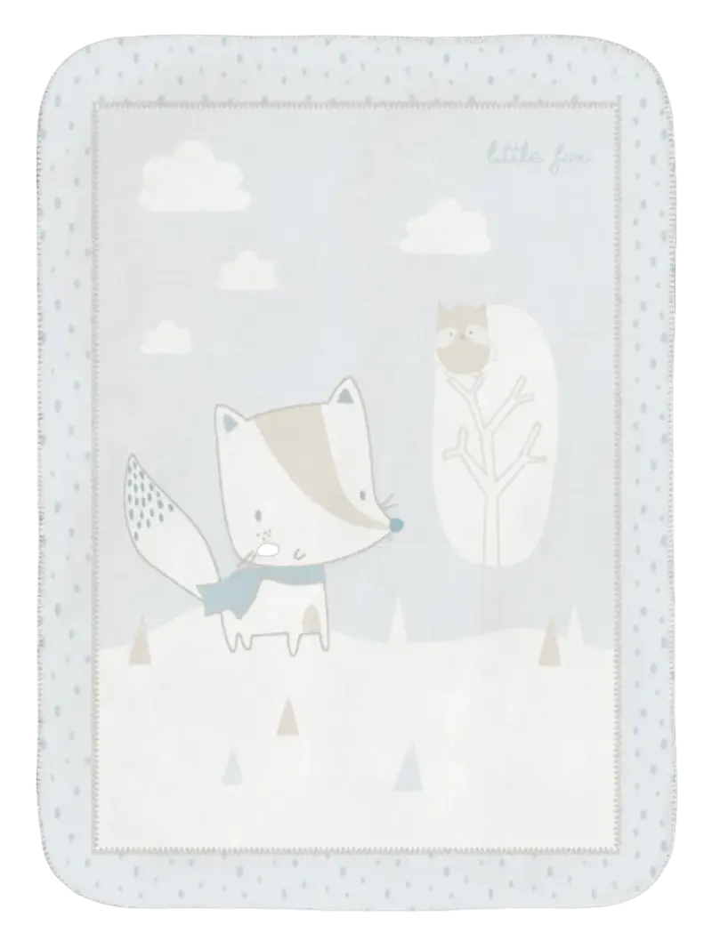 Всесезонное детское одеяло 110х140 см KikkaBoo Little Fox