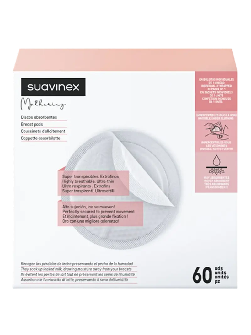 Вкладыши для груди лактационные Suavinex