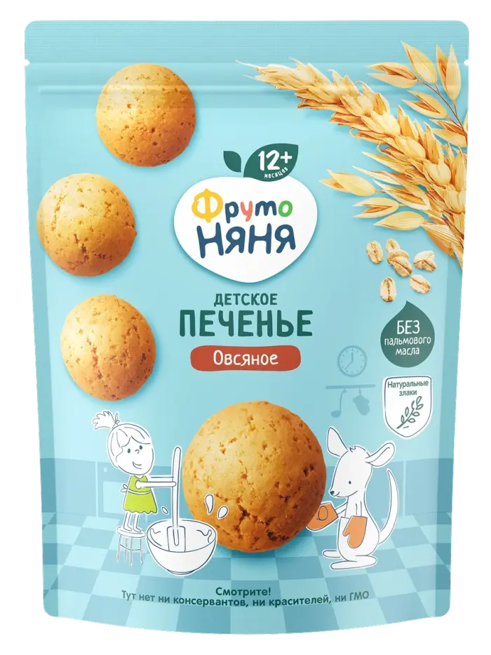Детское овсяное печенье ФрутоНяня