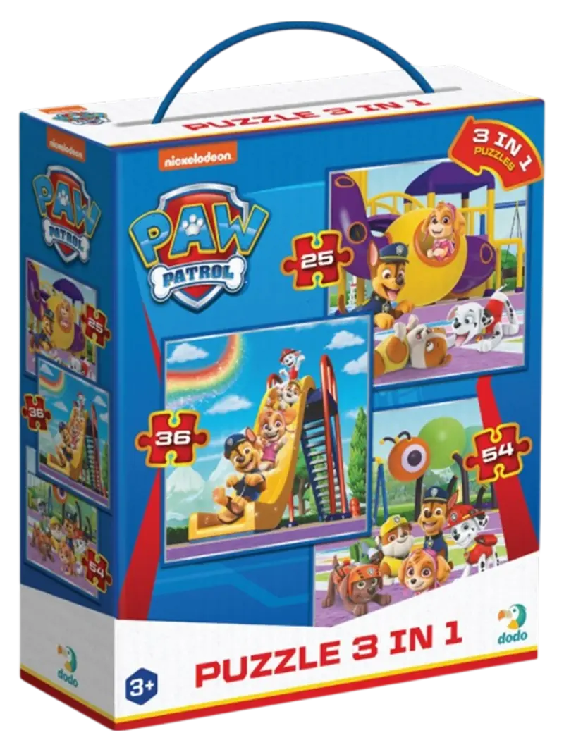 Пазл детский DODO 3 в 1 Пазл детский DODO 3 в 1