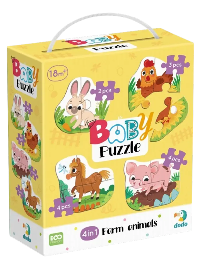 Пазл детский DODO 4 в 1 Пазл детский DODO 4 в 1
