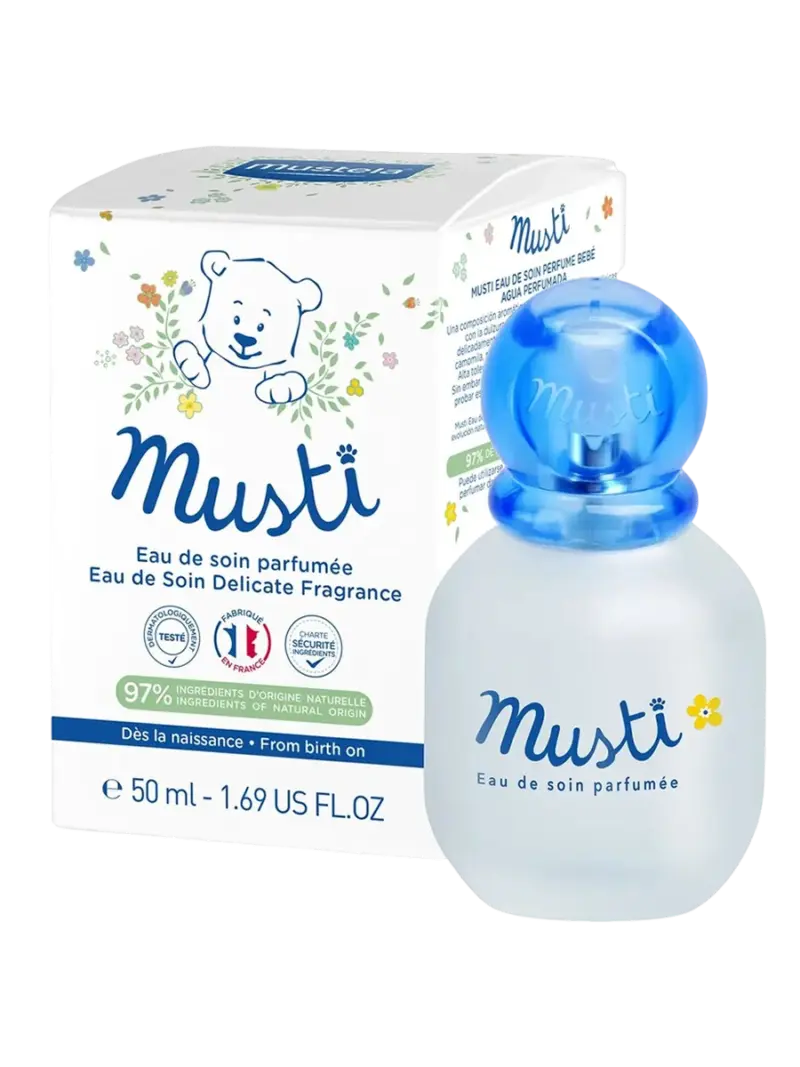 Подарочный набор Mustela (Мишка и парфюмерная вода Musti)