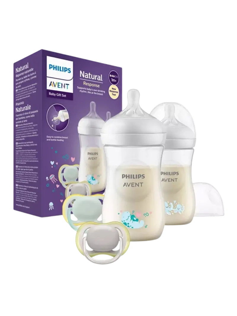 Подарочный набор Philips Avent Natural Response (2 бутылочки + 2 пустышки)