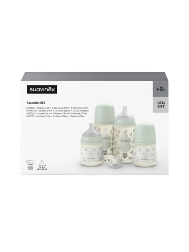 Подарочный набор бутылочек Suavinex Birdies