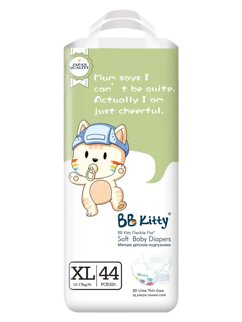 Подгузники детские BB Kitty размер XL (12-17 кг)