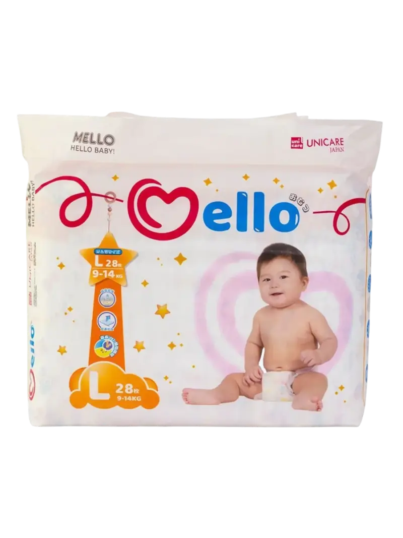 Подгузники детские Mello размер L (9-14 кг)