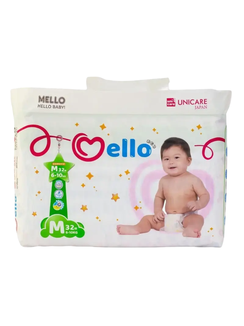 Подгузники детские Mello размер M (6-11 кг)