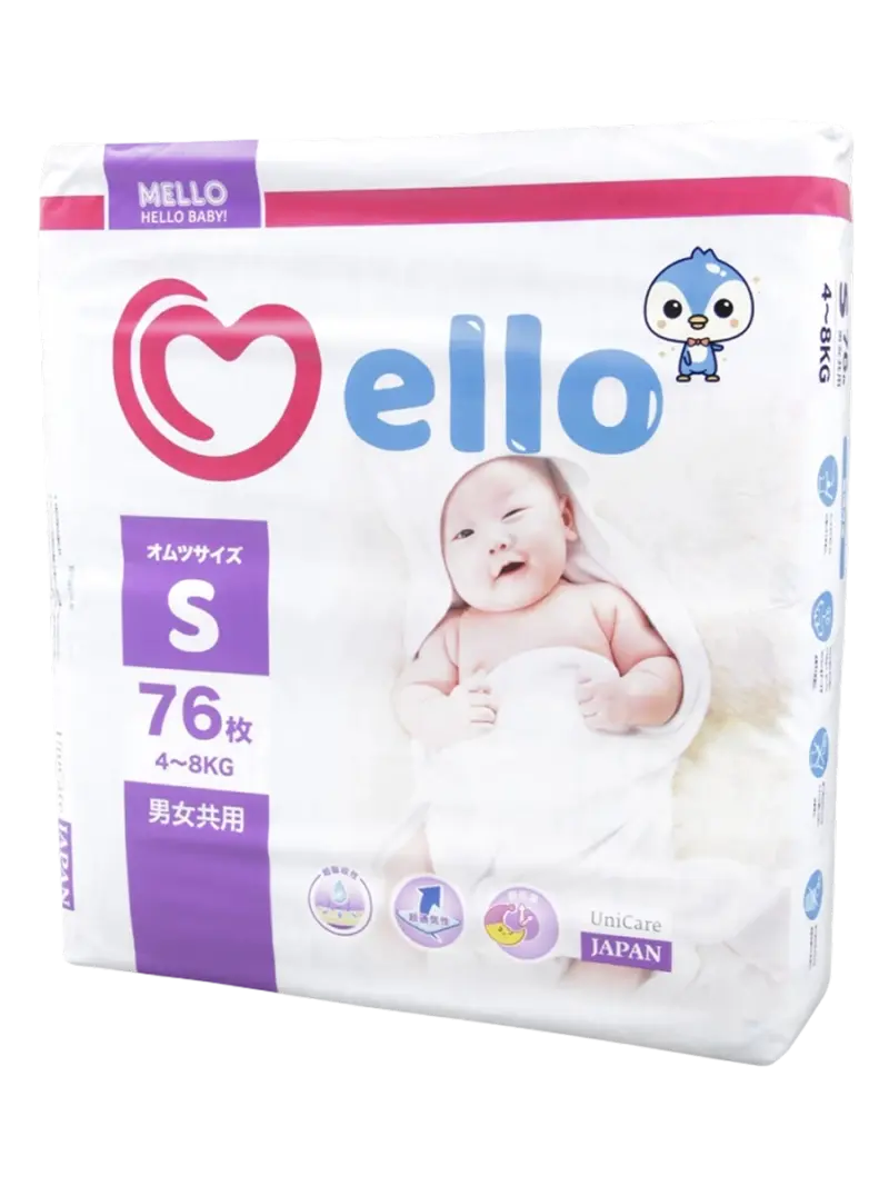 Подгузники детские Mello размер S (4-8 кг)