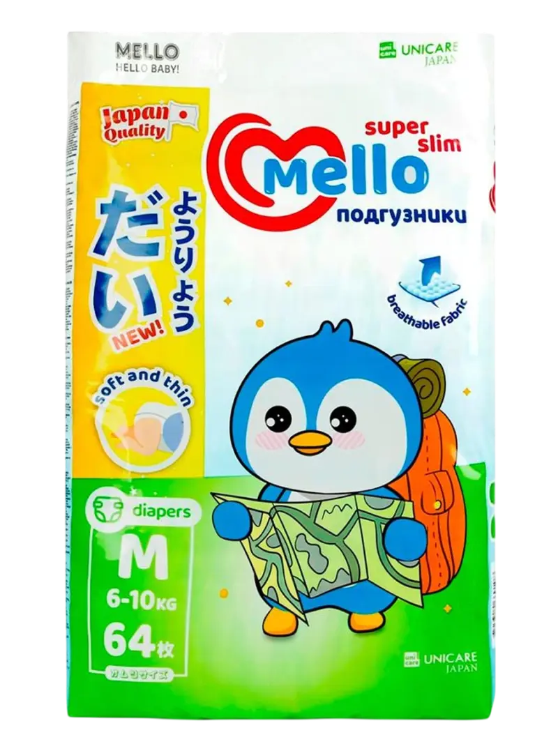 Подгузники детские Mello Super Slim