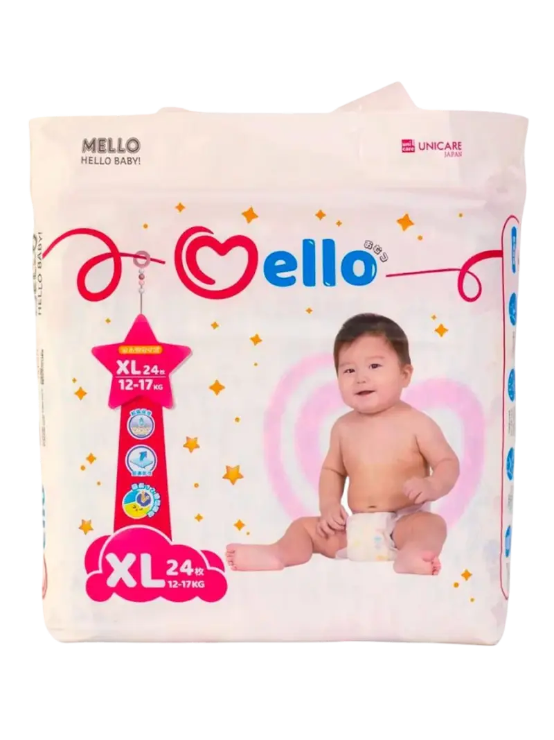 Подгузники детские Mello размер XL (12-17 кг)