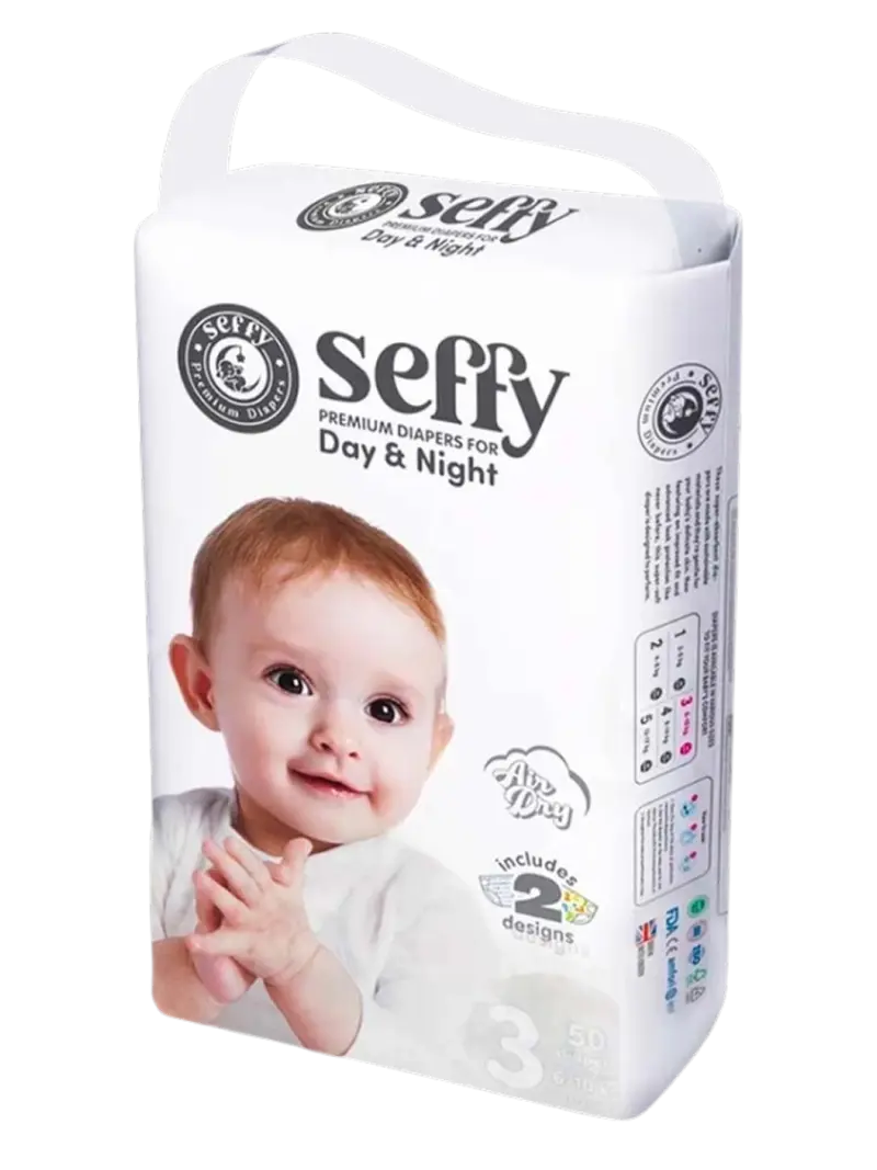 Подгузники детские Seffy размер 3 (6-10 кг)