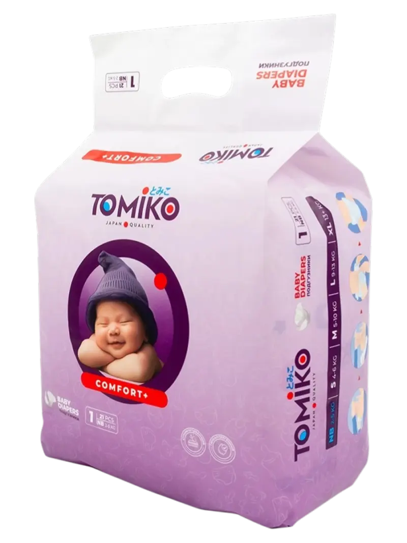 Подгузники детские Tomiko Comfort+ NB (21 шт)