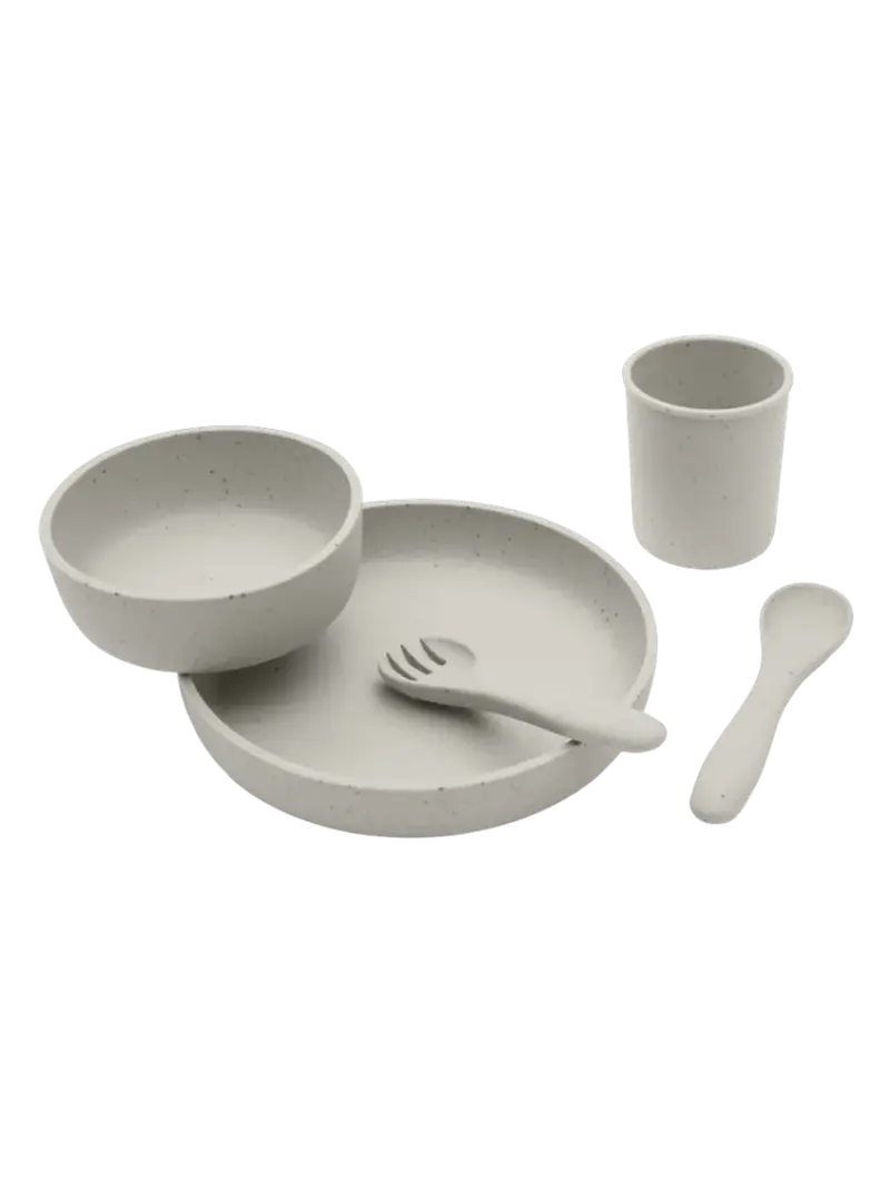 Набор детской силиконовой посуды KikkaBoo Platinum Silicone Sand