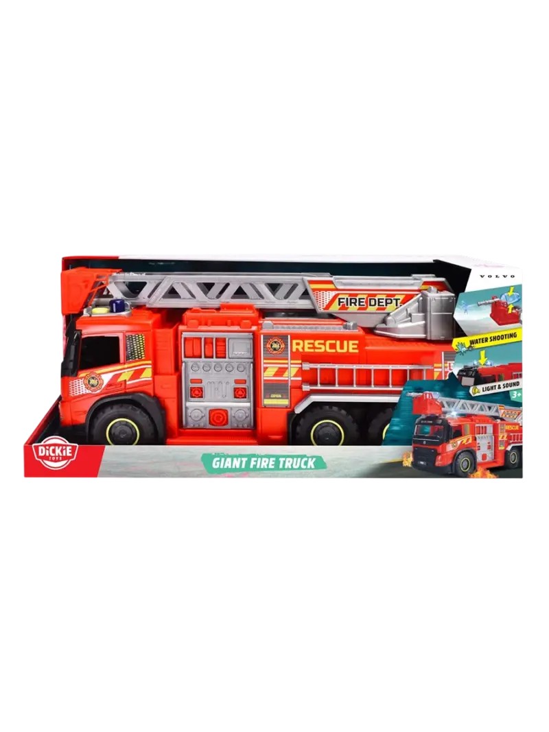 Пожарная машина с водяной помпой и лестницей Dickie Toys (57 см)