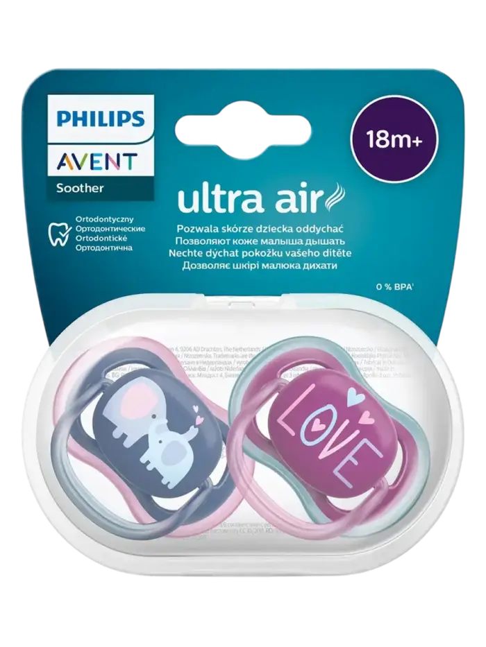 Пустышка ортодонтическая Philips Avent Ultra Air Пустышка ортодонтическая Philips Avent Ultra Air