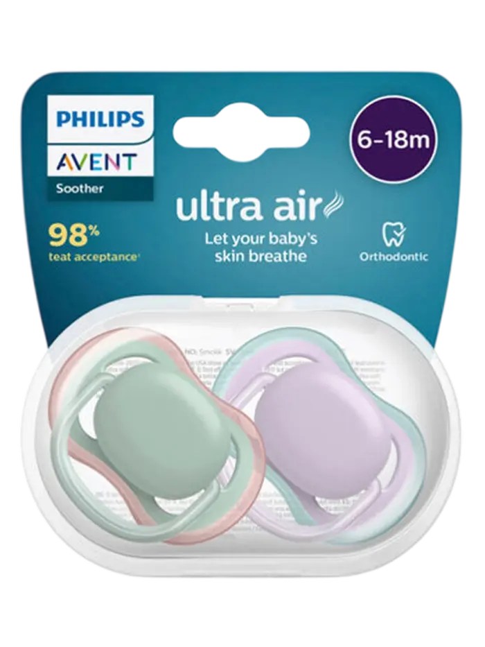 Пустышка ортодонтическая Philips Avent Ultra Air Пустышка ортодонтическая Philips Avent Ultra Air