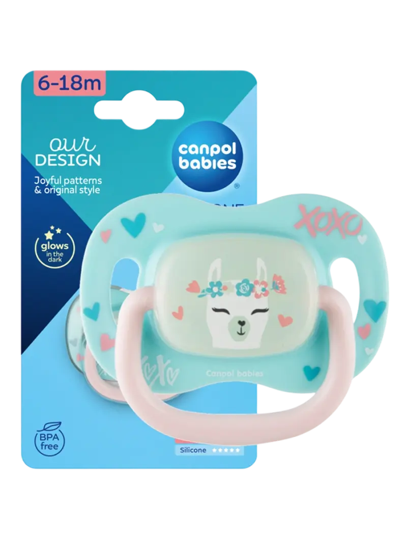 Пустышка силиконовая Canpol Babies Exotic Лама