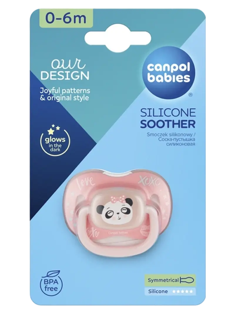 Пустышка силиконовая Canpol Babies Exotic Панда