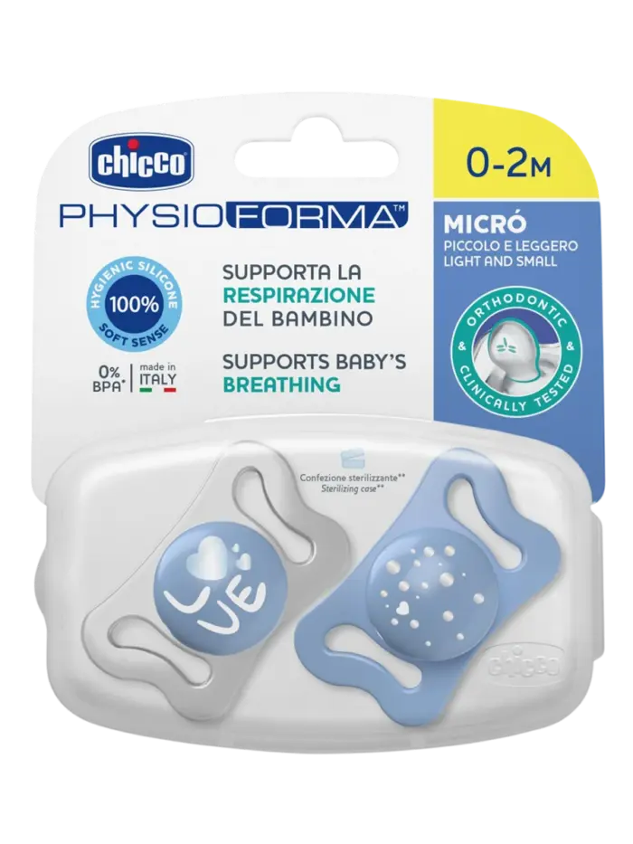 Пустышка силиконовая Chicco Physio Forma Light Пустышка силиконовая Chicco Physio Forma Light