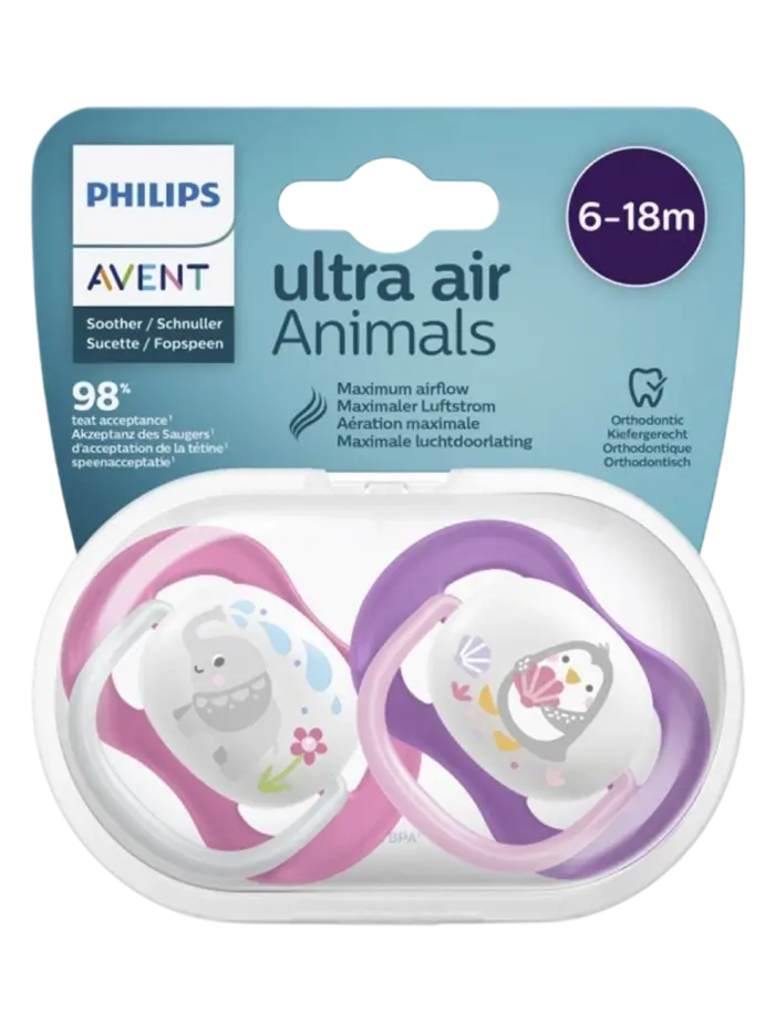 Пустышка ортодонтическая Philips Avent Ultra Air Пустышка ортодонтическая Philips Avent Ultra Air