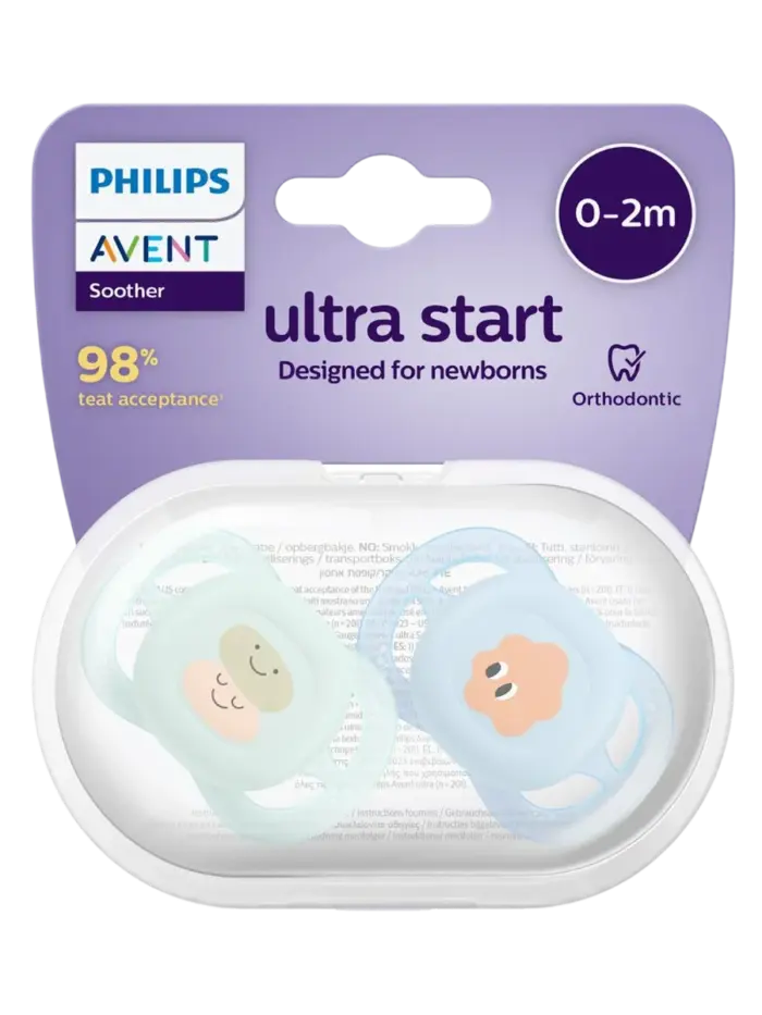 Пустышка ортодонтическая Philips Avent Ultrastart Пустышка ортодонтическая Philips Avent Ultrastart