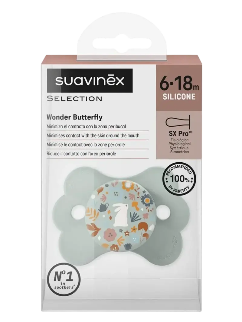 Pustyshka Suavinex Wonderland Zelenaya 6M 1Sht Пустышка силиконовая suavinex wonderland зеленая