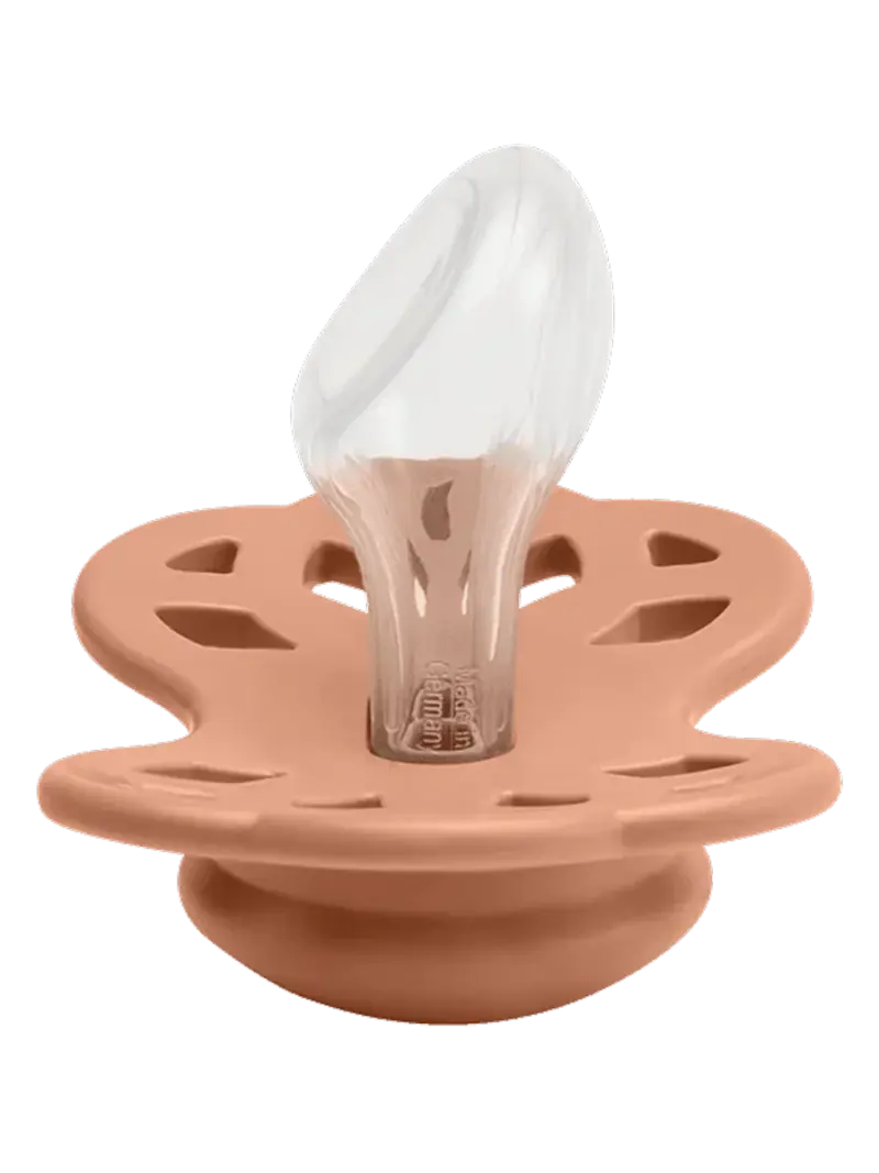 Набор силиконовых пустышек BIBS Infinity Vanilla-Peach 2шт