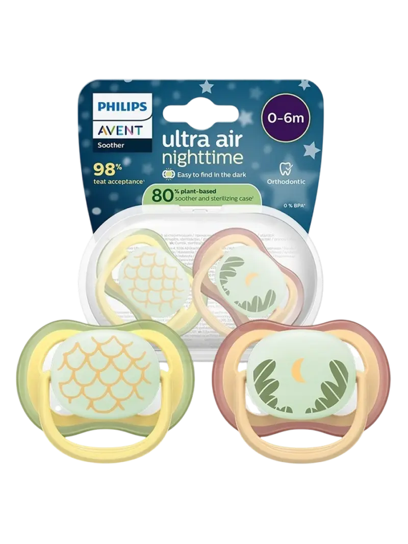 Набор пустышек ночных светящихся Philips Avent Ultra Air Night