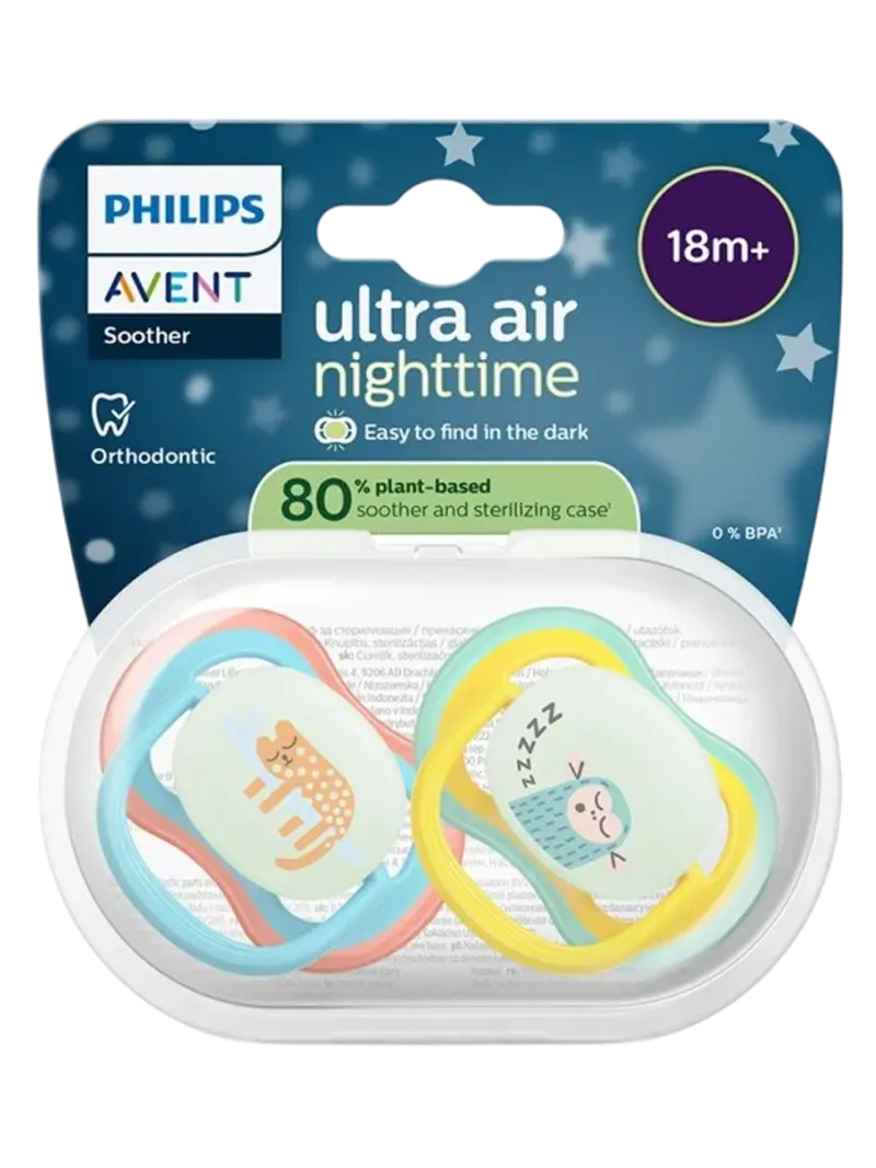 Набор пустышек ночных светящихся Philips Avent Ultra Air Night