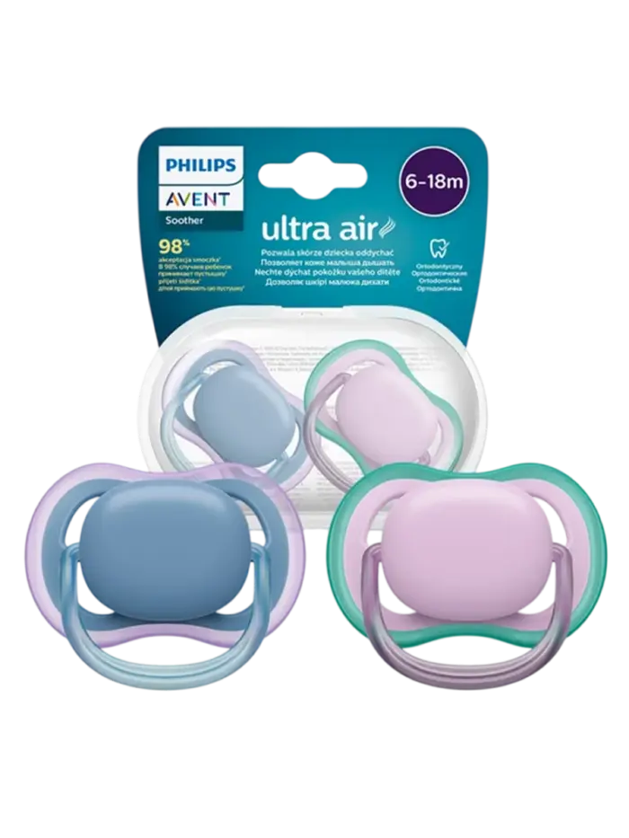 Пустышка ортодонтическая Philips Avent Ultra Air Пустышка ортодонтическая Philips Avent Ultra Air