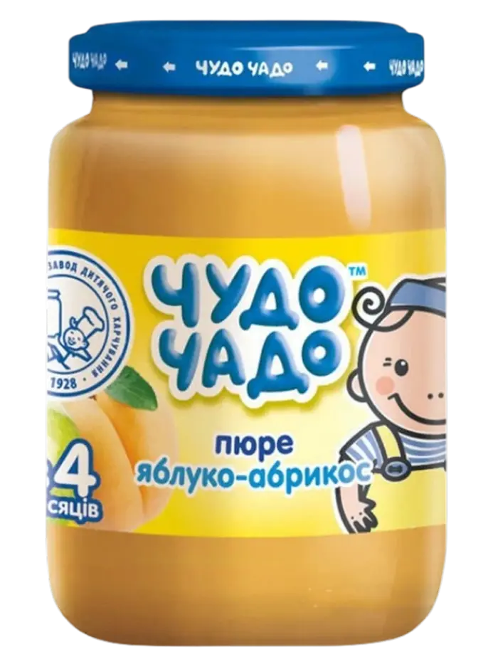 Пюре детское Чудо Чадо яблоко-абрикос 12+ мес