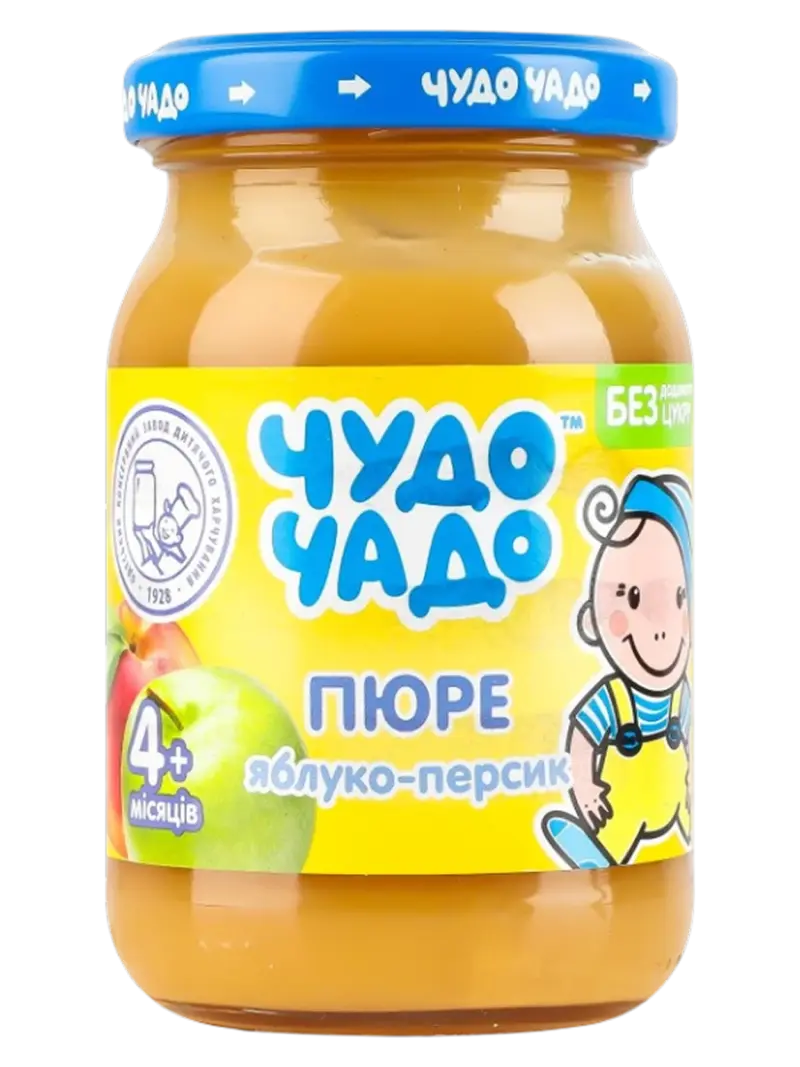 Пюре детское Чудо Чадо яблоко-персик 12+ мес