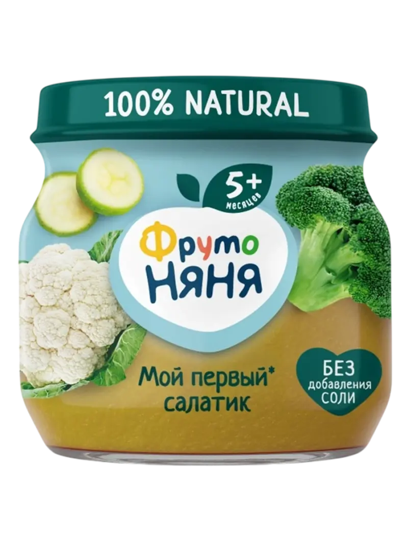 Пюре детское ФрутоНяня цветная капуста-брокколи-кабачок 5+ мес