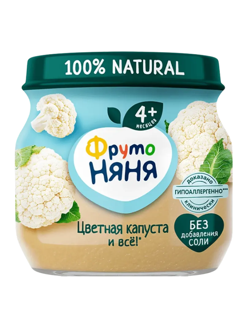 Пюре детское ФрутоНяня цветная капуста 4+ мес