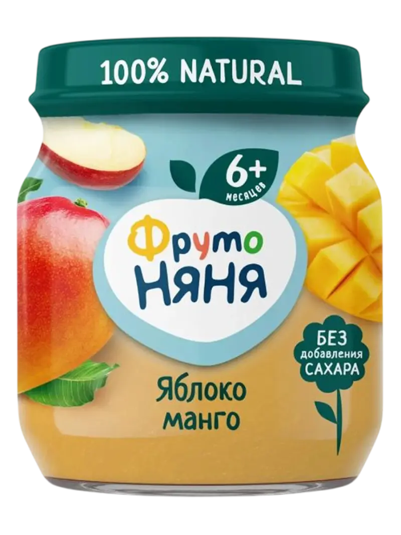 Пюре детское ФрутоНяня яблоко-манго 5+ мес