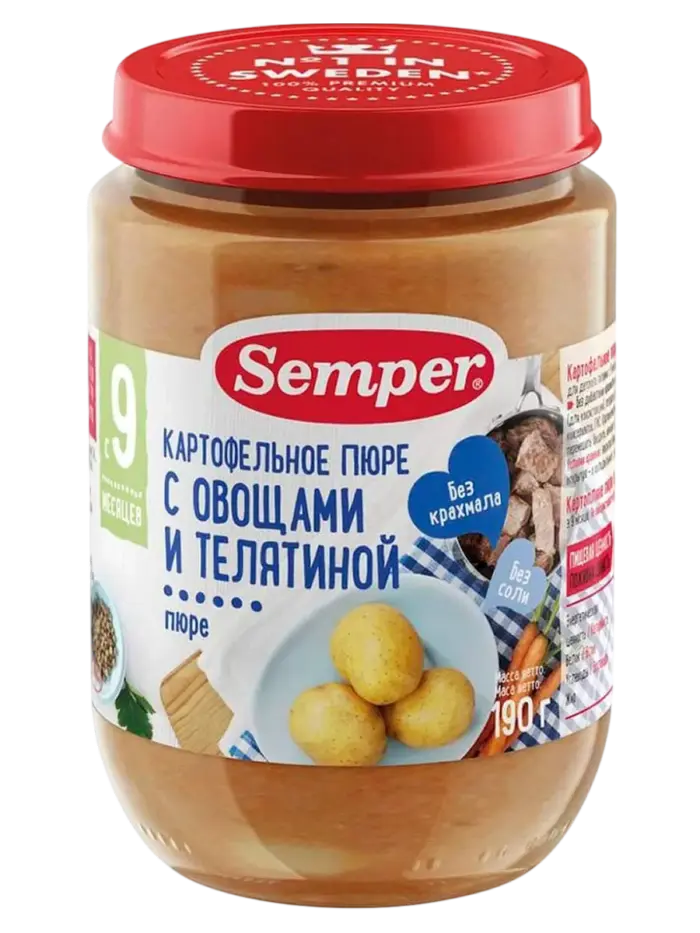 Пюре детское Semper Пюре детское Semper