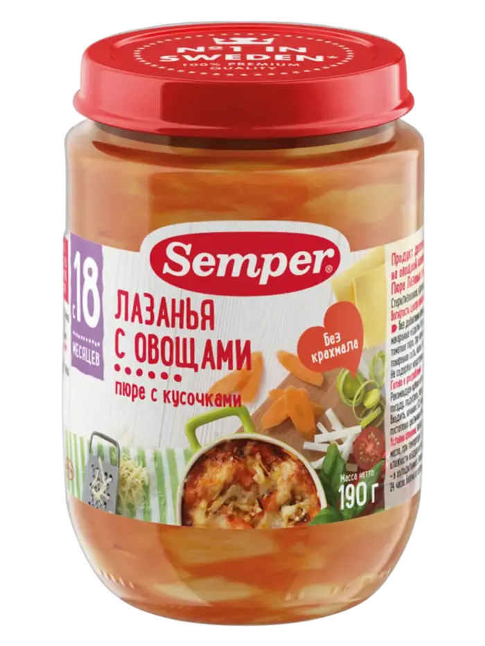 Пюре детское Semper Пюре детское Semper