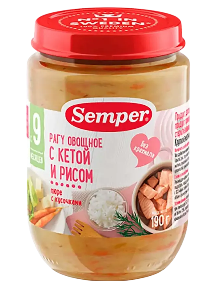 Пюре детское Semper Пюре детское Semper