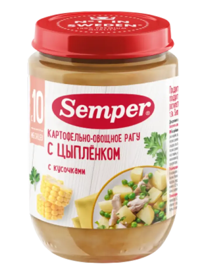 Пюре детское Semper Пюре детское Semper