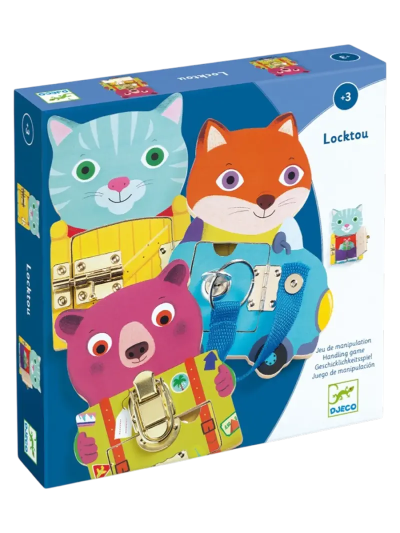 Развивающая игра с замочками DJECO Locktou