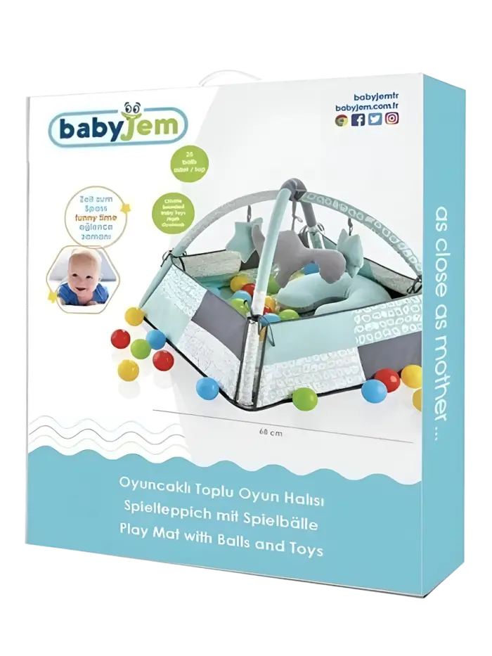 Коврик развивающий с шариками Babyjem