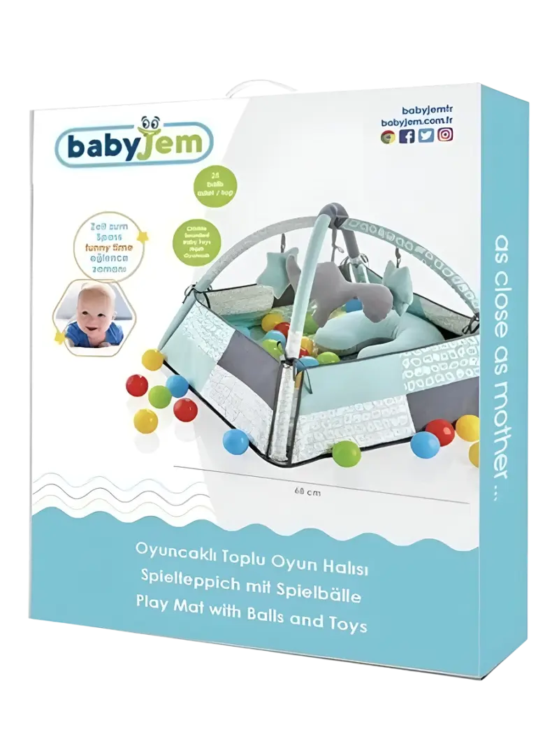 Коврик развивающий с шариками Babyjem