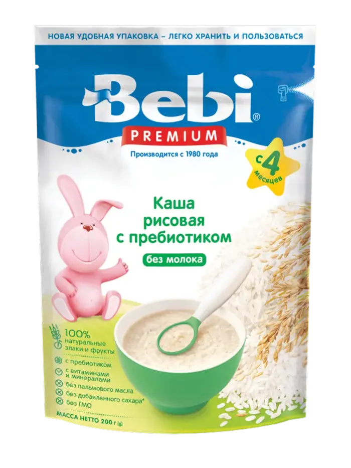 Каша детская Bebi безмолочная Каша детская Bebi безмолочная