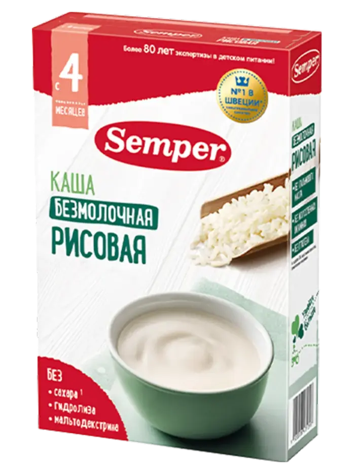 Каша детская Semper безмолочная Каша детская Semper безмолочная