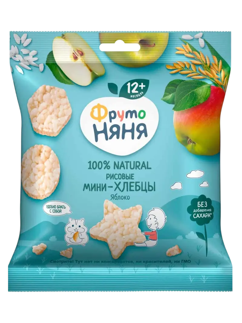 Хлебцы детские рисовые ФрутоНяня