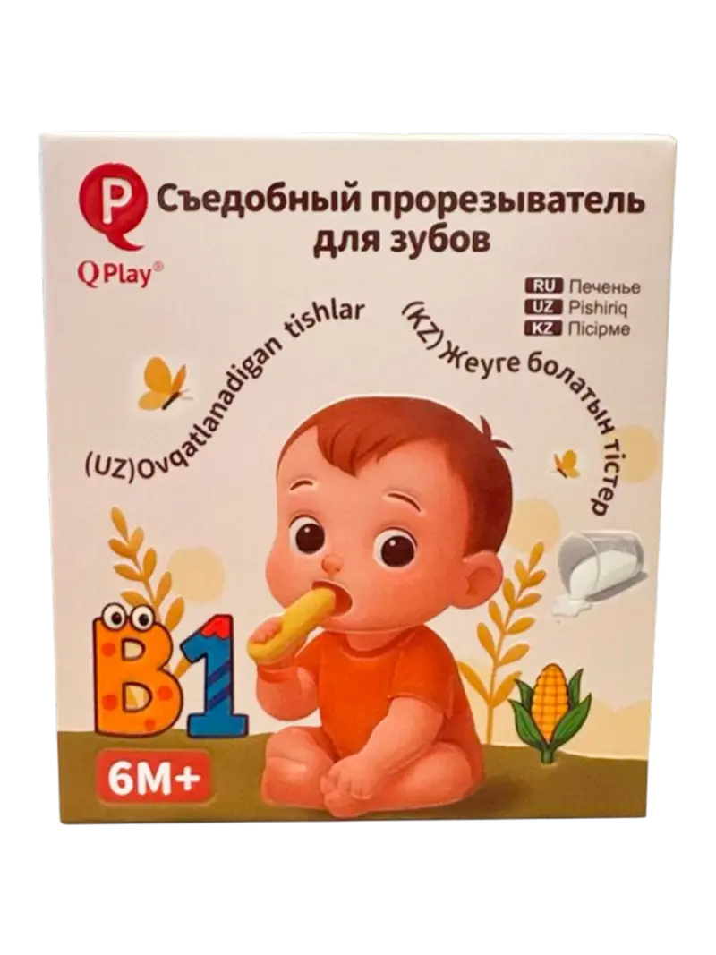 Съедобный прорезыватель для зубов Qplay