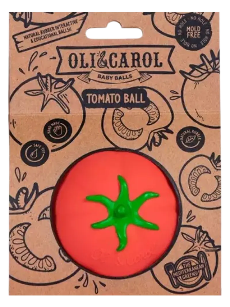 Сенсорный каучуковый мяч Помидор Oli&Carol Tomato Baby Ball