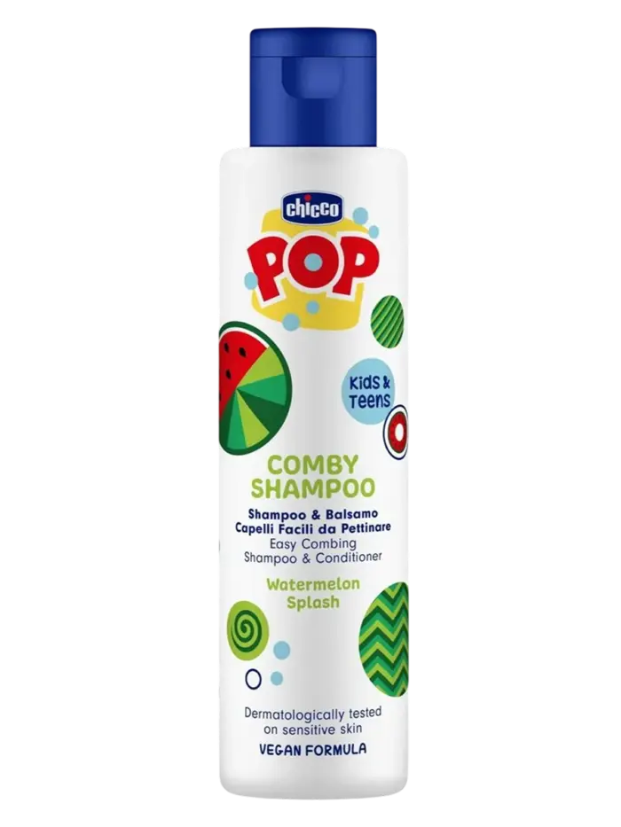 Шампунь-кондиционер детский для волос Chicco POP Арбуз 2в1