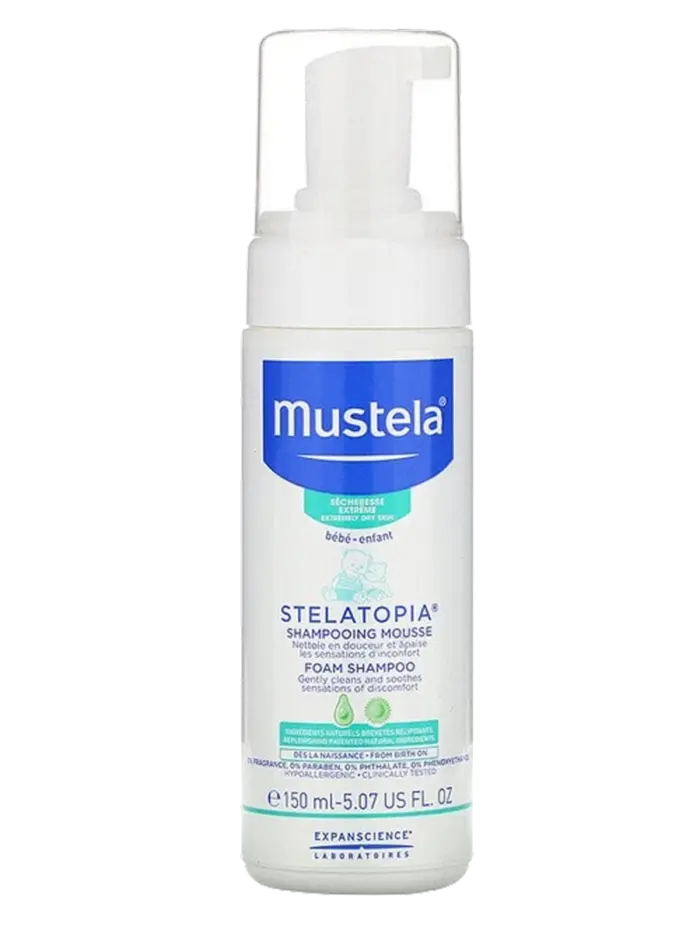 Шампунь-пенка детский Mustela Stelatopia (150 мл)