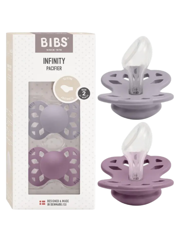 Набор пустышек анатомических силиконовых BIBS Infinity (2 шт)